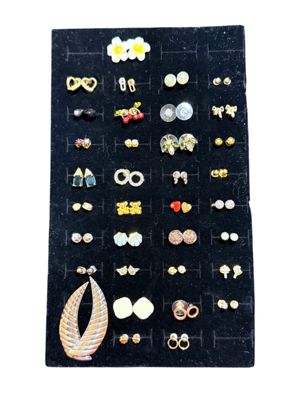 Gold & Silver Tone Mixed Stud Earring Set